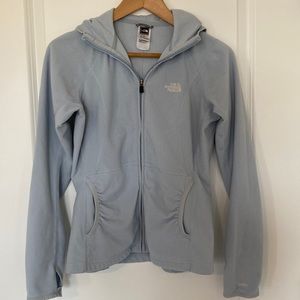 North face fleece zip-up jacket